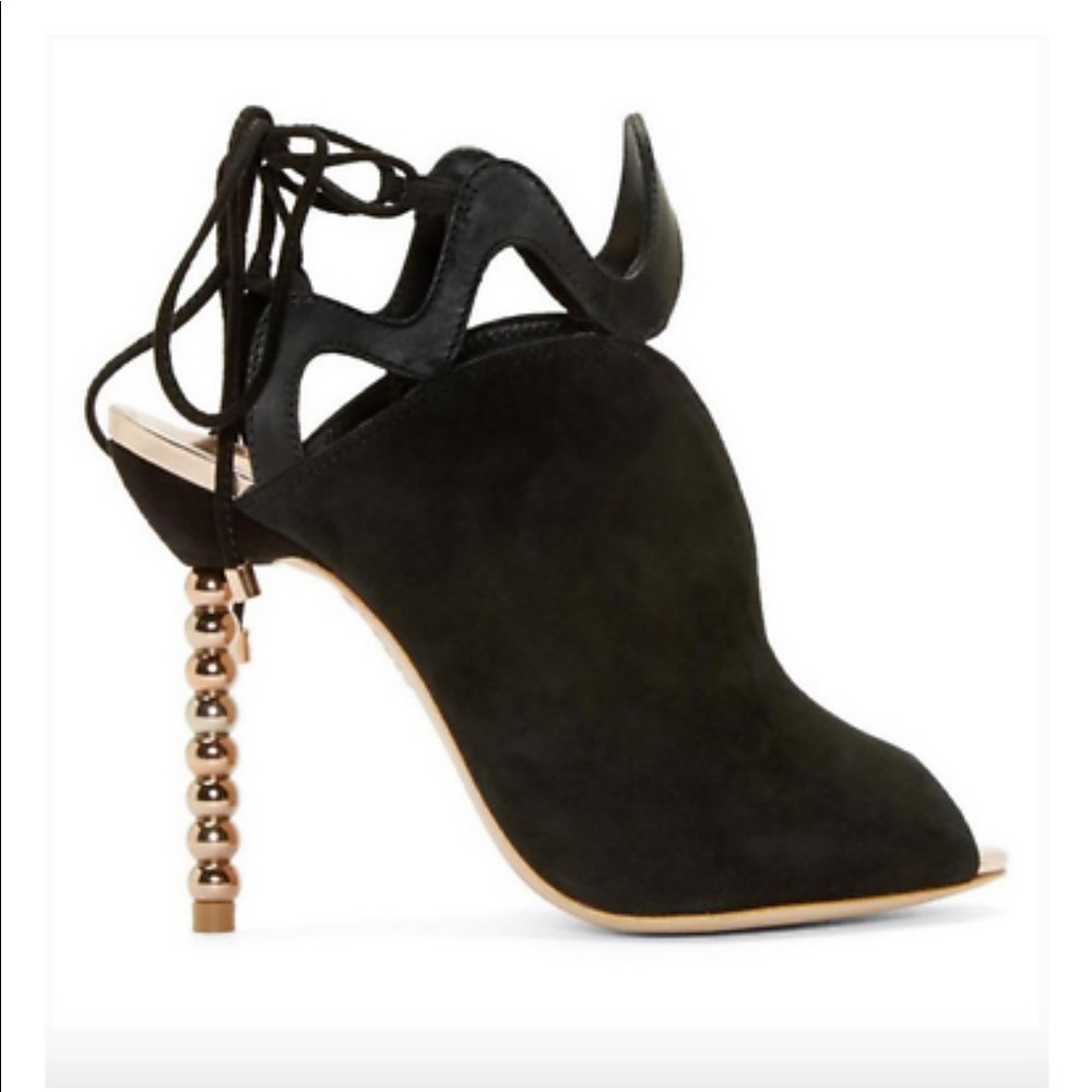 Sophia Webster Mila gold heel